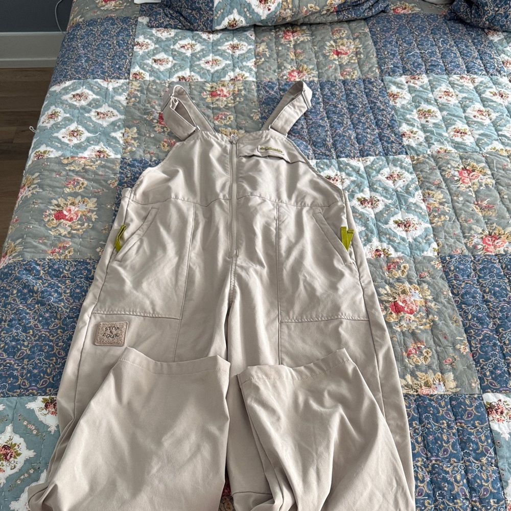 Columbia Light Tan Hiking Overalls